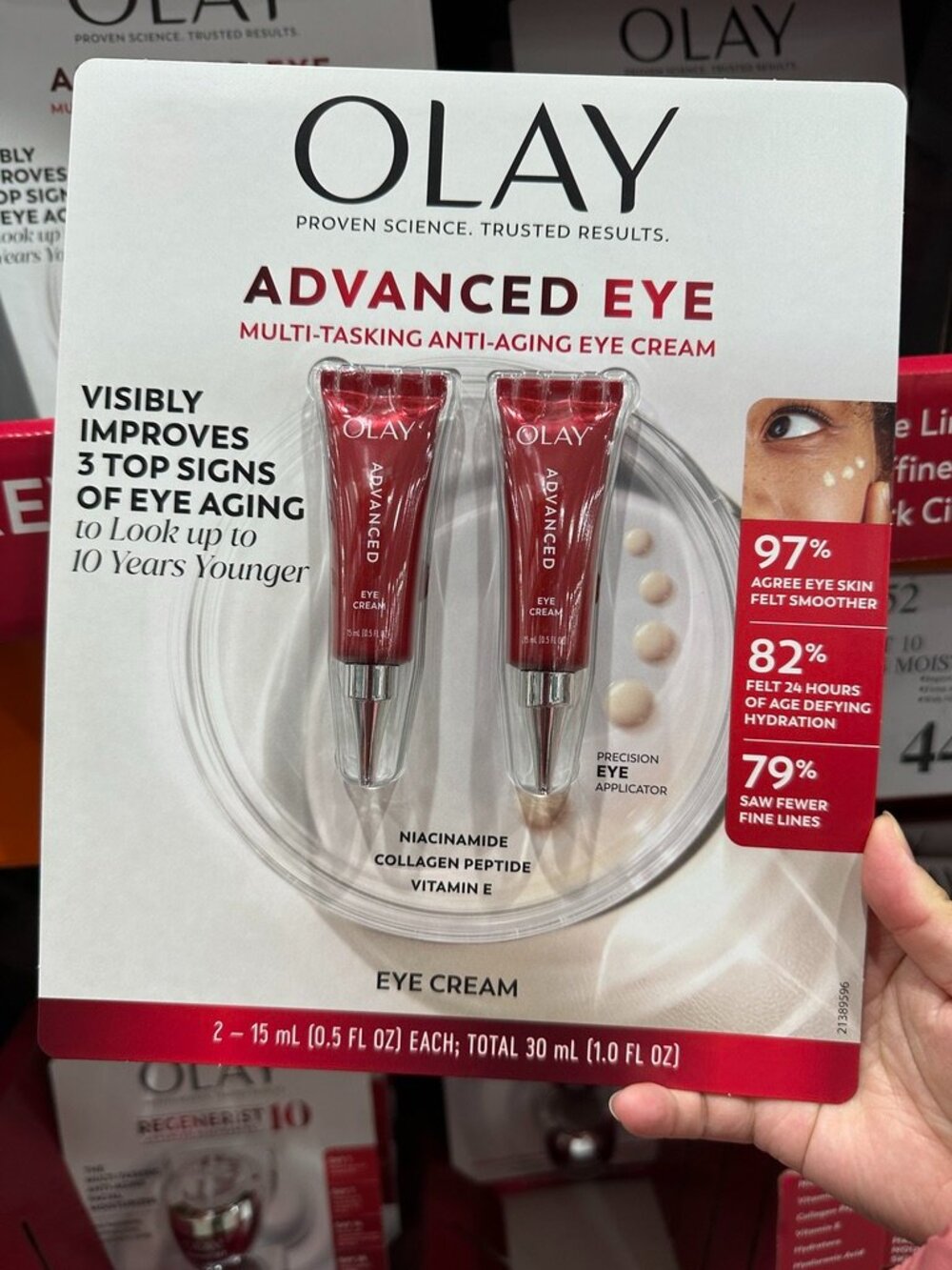 NWT! OLAY Advanced Eye Cream Multy Tasking Anti Aging 2×0.5oz